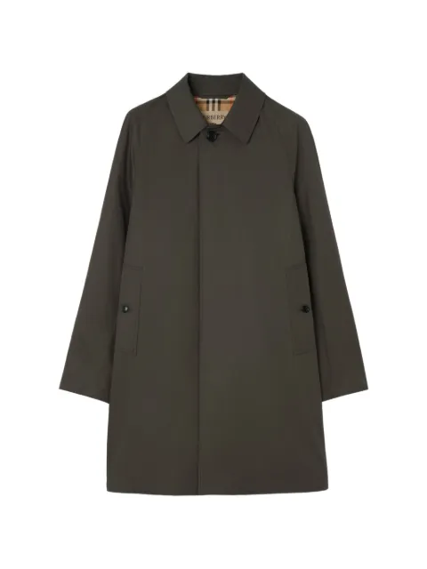 Burberry mid-length tropical gabardine Camden car coat Grey 8125783