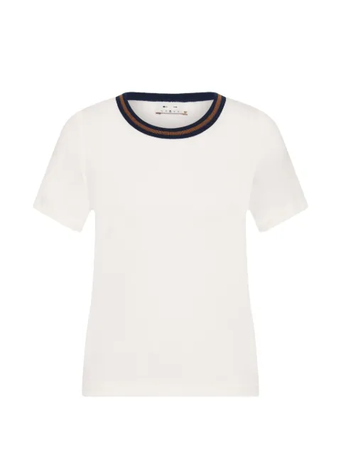 The Upside Zahra ribbed T-shirt White USW226113NATURAL