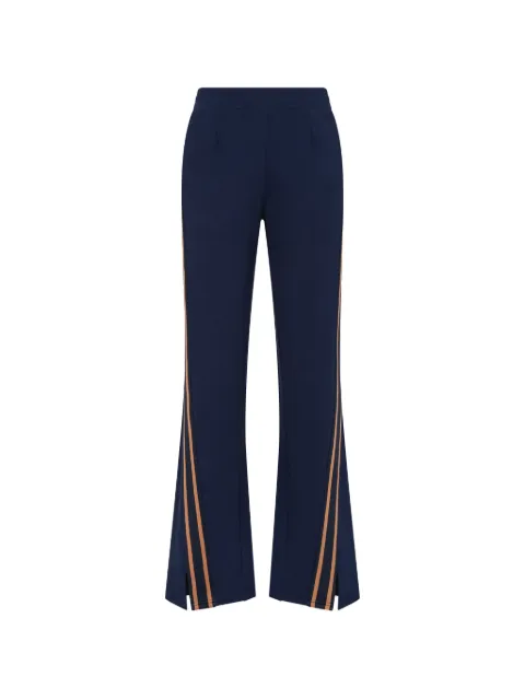 The Upside Toledo Petra stripe flared track pants Blue USW226034NAVY
