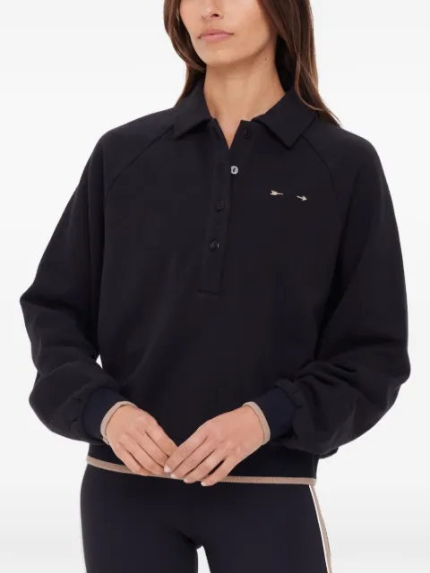 The Upside Elle button-up polo shirt Black USW226138