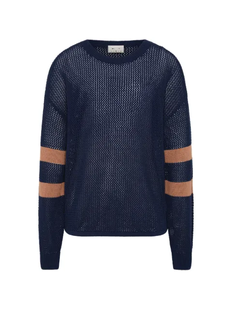 The Upside Fenway Sebastion striped sweater Blue USW226035NAVY