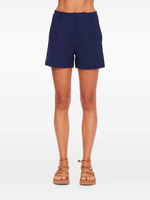 The Upside Toledo Leon striped shorts Blue USW226033NAVY
