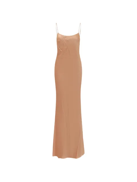 THE ANDAMANE Ninfea ruched-back dress Neutrals TM190130ATNP229