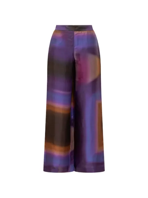 MOMONÌ marajo print trousers Purple 261MMOPA02126104MO