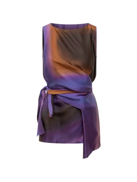 MOMONÌ tie waist top Purple 261MMOTO00226104MO