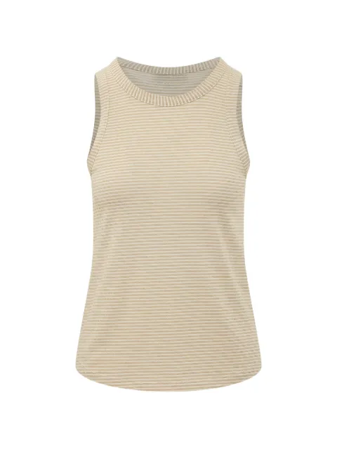 MOMONÌ Genipa striped tank top Neutrals 265MMOTS007265MO46