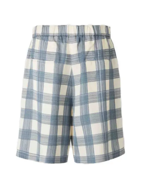 Jil Sander check-pattern shorts Blue J22KA0346J65341J65341