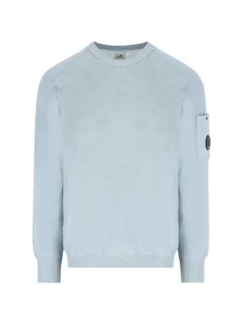 C.P. Company patch-pocket sweater Blue 20CMKN105A006323O809