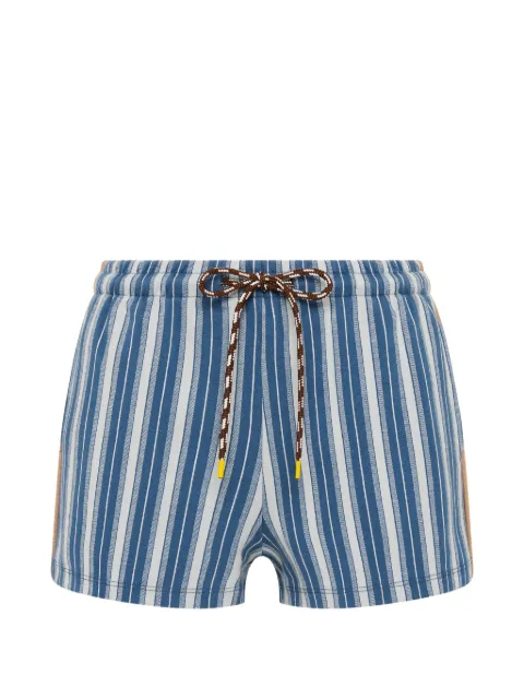 The Upside Palmas Helena striped shorts Blue USW226079