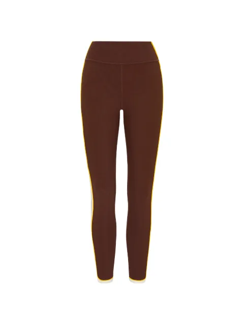 The Upside Rhythm side-stripe leggings Brown USW226070