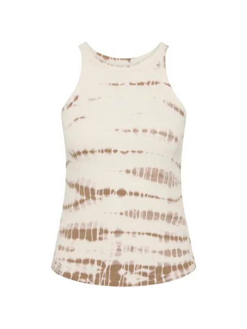 The Upside Ayla Asher tie-dye ribbed tank top Neutrals USW226072TIEDYE
