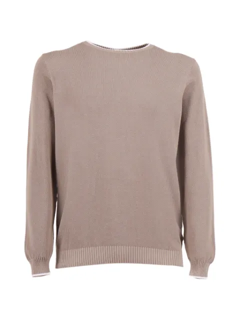 Fedeli crew-neck sweater Brown MU0D5906B