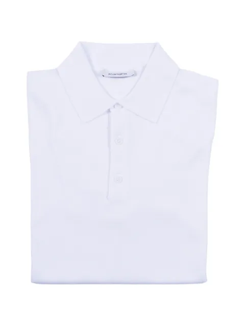 Kangra button-fastening polo shirt White 303426