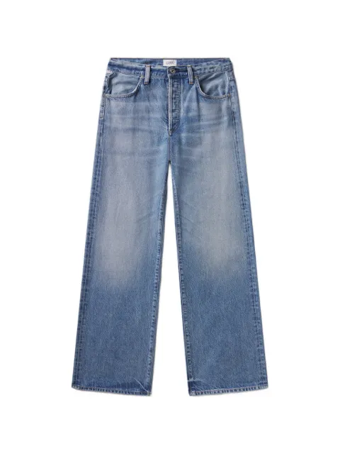 Citizens of Humanity Anina buttoned wide leg jeans Blue 1746D3028