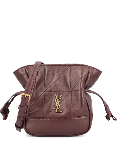 Saint Laurent mini Jamie logo-detail quilted leather shoulder bag Red 859174AAB32