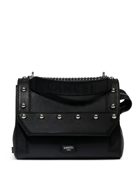 Lancel studded leather cross body bag Black A1338010TU