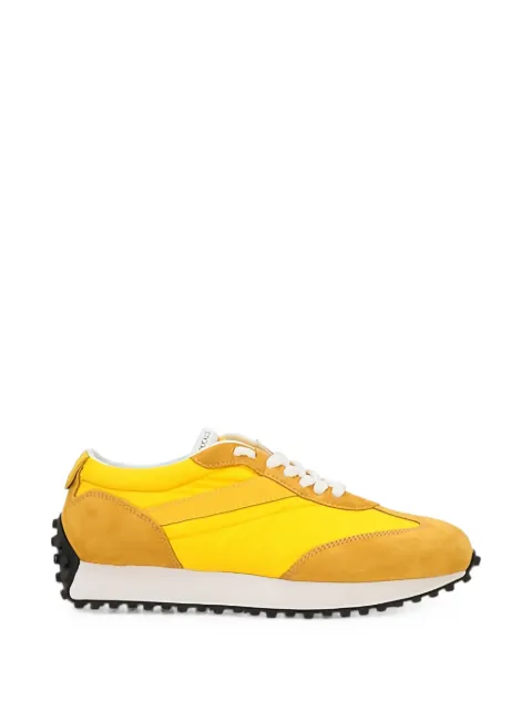 Doucal's panelled lace-up sneakers Yellow DU2961ARROPZ567DG13SS23