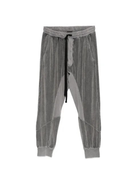 Thom Krom panelled drawstring track pants Grey MST516
