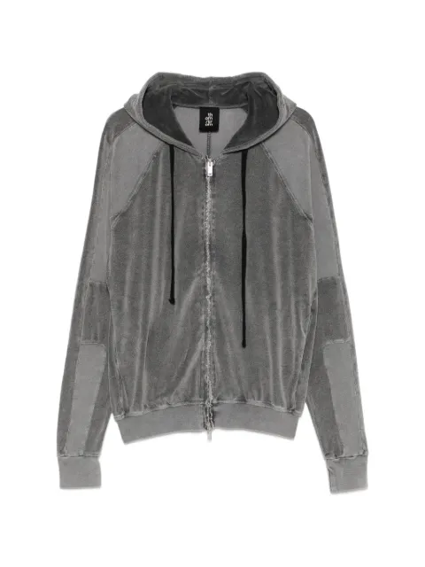 Thom Krom terry-cloth hoodie Grey MSJ693