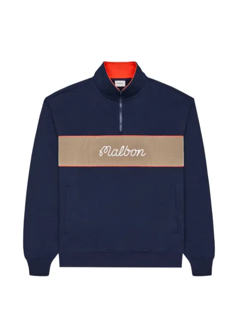 Malbon Golf Torrey Pines sweatshirt Blue M9984BBL