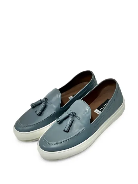 Fratelli Rossetti Brera tassel-detail leather loafers Green 45814