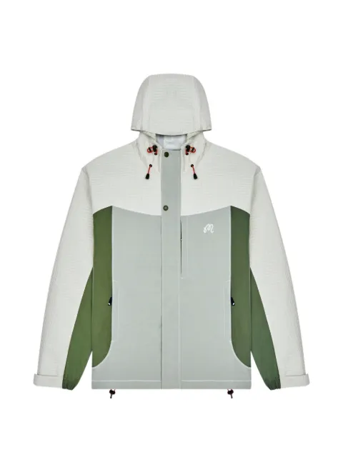 Malbon Golf Torrey Pines rain jacket Neutrals M9983SVGMOS
