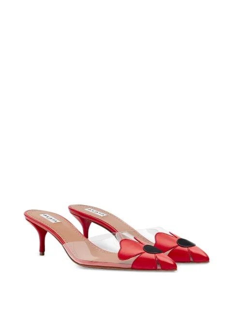 Alaïa bloom mules in calfskin Red AA3M2023O022