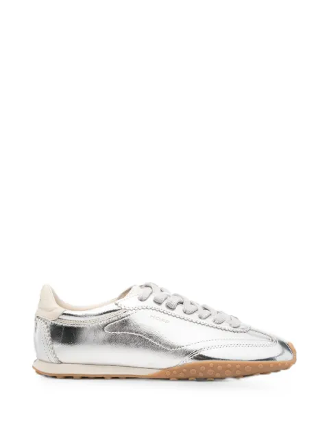 Hoff Bridge FL metallic-leather sneakers Silver 22661403