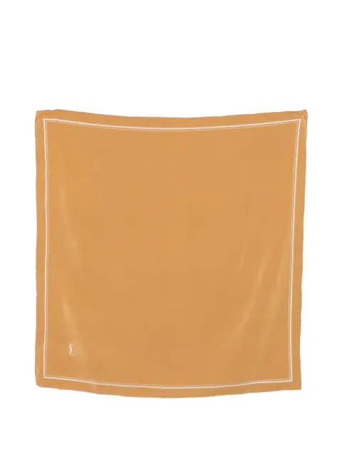 Saint Laurent Pre-Owned 1990s border scarf Neutrals SL180ATC