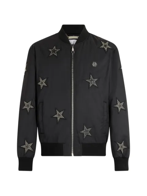 Philipp Plein Stars bomber jacket Black PAFCMRB3030PNY002N