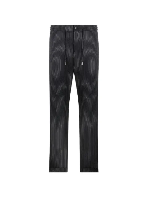 Philipp Plein pinstripe trousers Black PAFCMJT2781PTE022N