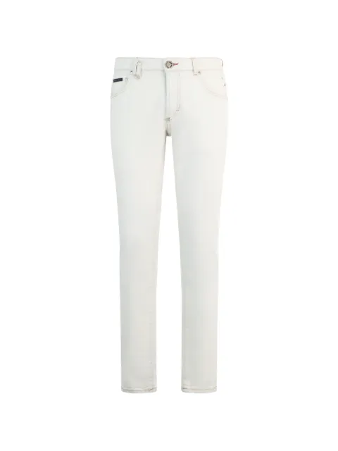 Philipp Plein Super Straight jeans White PAFCMDT4333PDE004N