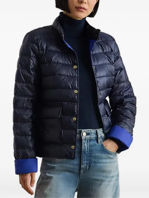 Lauren Ralph Lauren buttoned quilted jacket Blue 297967137003