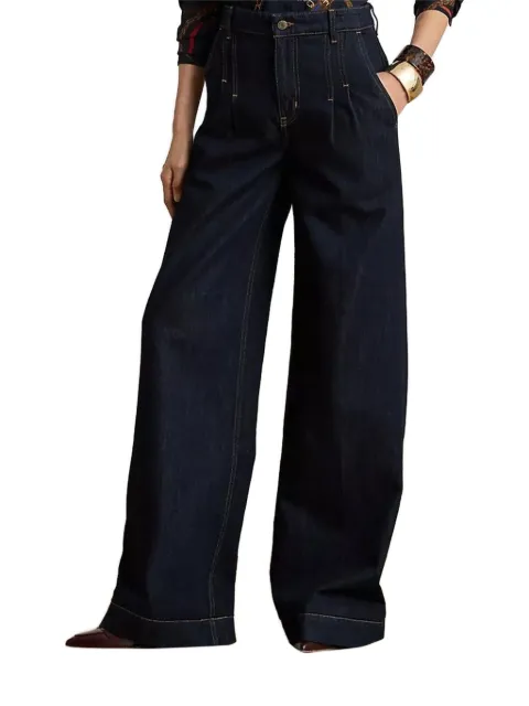 Lauren Ralph Lauren pleated jeans Blue 200P03631001