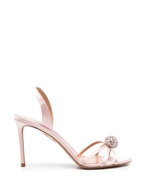 Aquazzura Crystal Bubble sandals Pink CYUMIDS0SAT