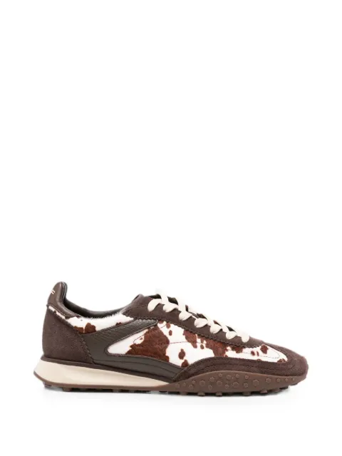 Hoff animal-print panelled sneakers Brown 22659412
