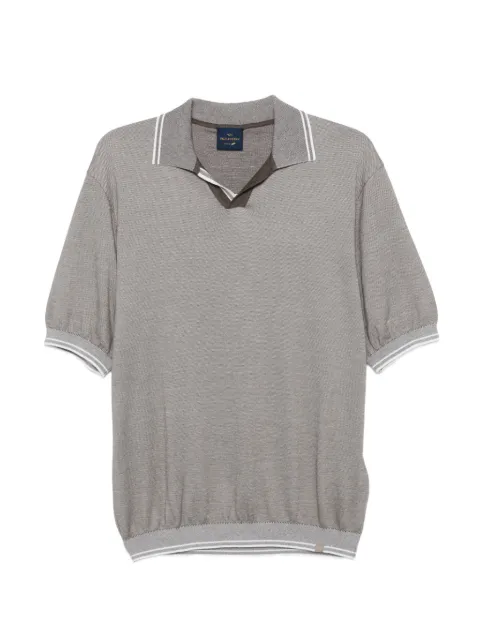 Paul & Shark striped-trim T-shirt Neutrals 26411600