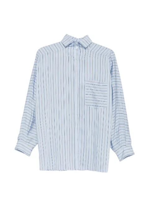 IRO striped-pattern shirt Blue WM18NYNNON