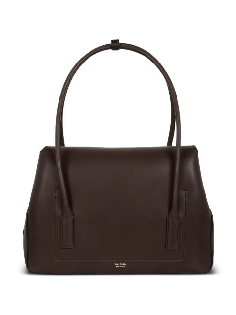 TOM FORD medium Eclipse leather tote bag Brown L1936LCL468P
