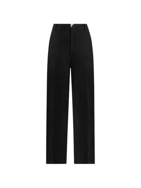 Manière De Voir Doria tailored trousers with waistband detail Black WMN42721