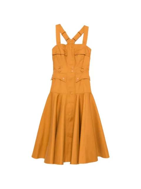 ZIMMERMANN pocket utility midi dress Orange 7428DS261