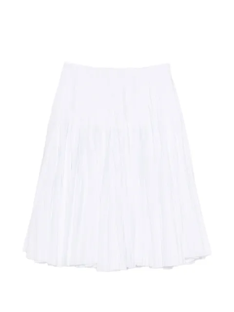 Nº21 pleated midi skirt White 26EN2S0C11101871101