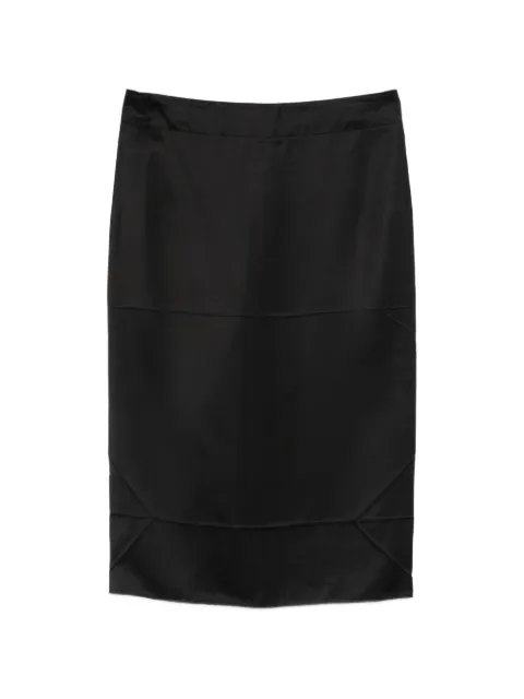 Nº21 zip-fastening midi skirt Black 26EN2M0C03159809000