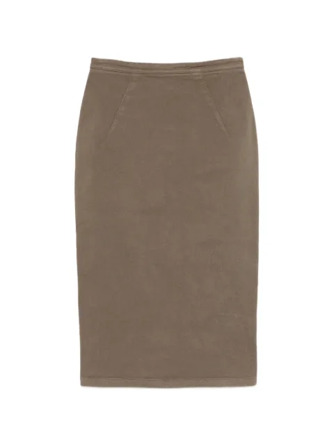 Nº21 zip-fastening midi skirt Brown 26EN2S0C01100681165