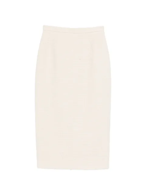 Nº21 zip-fastening midi skirt Neutrals 26EN2M0C01202481115