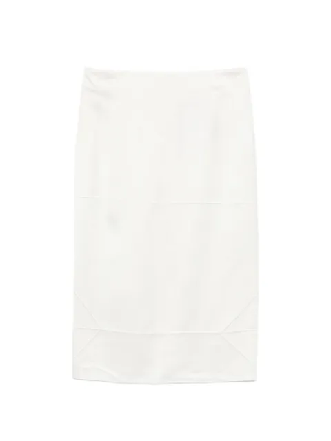 Nº21 zip-fastening midi skirt White 26EN2M0C03159801111