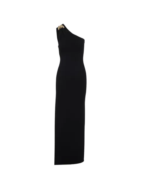 Elisabetta Franchi Red Carpet full Milano stitch knit dress Black AM43B62E2