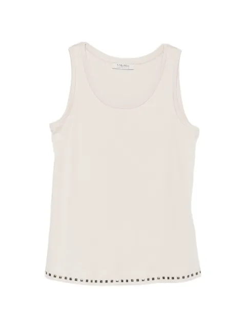 'S Max Mara stud-embellished sleeveless top Blue 2619941023600