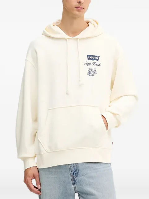 Levi's logo-print hoodie Neutrals A2639