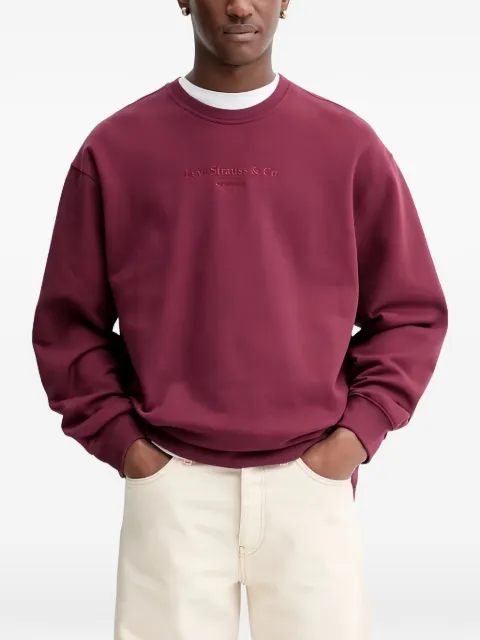 Levi's embroidered sweatshirt Red 38712